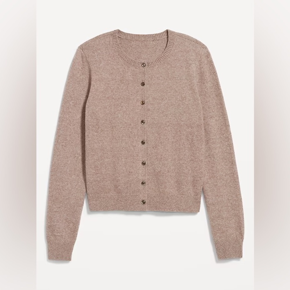 NWOT Light Brown Cardigan Sweater